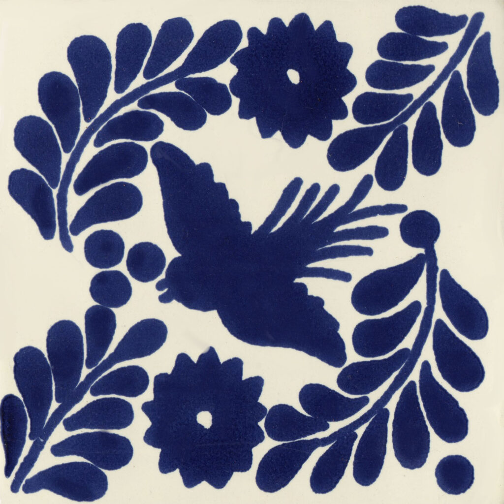 Mexican Talavera Tiles Dove 4