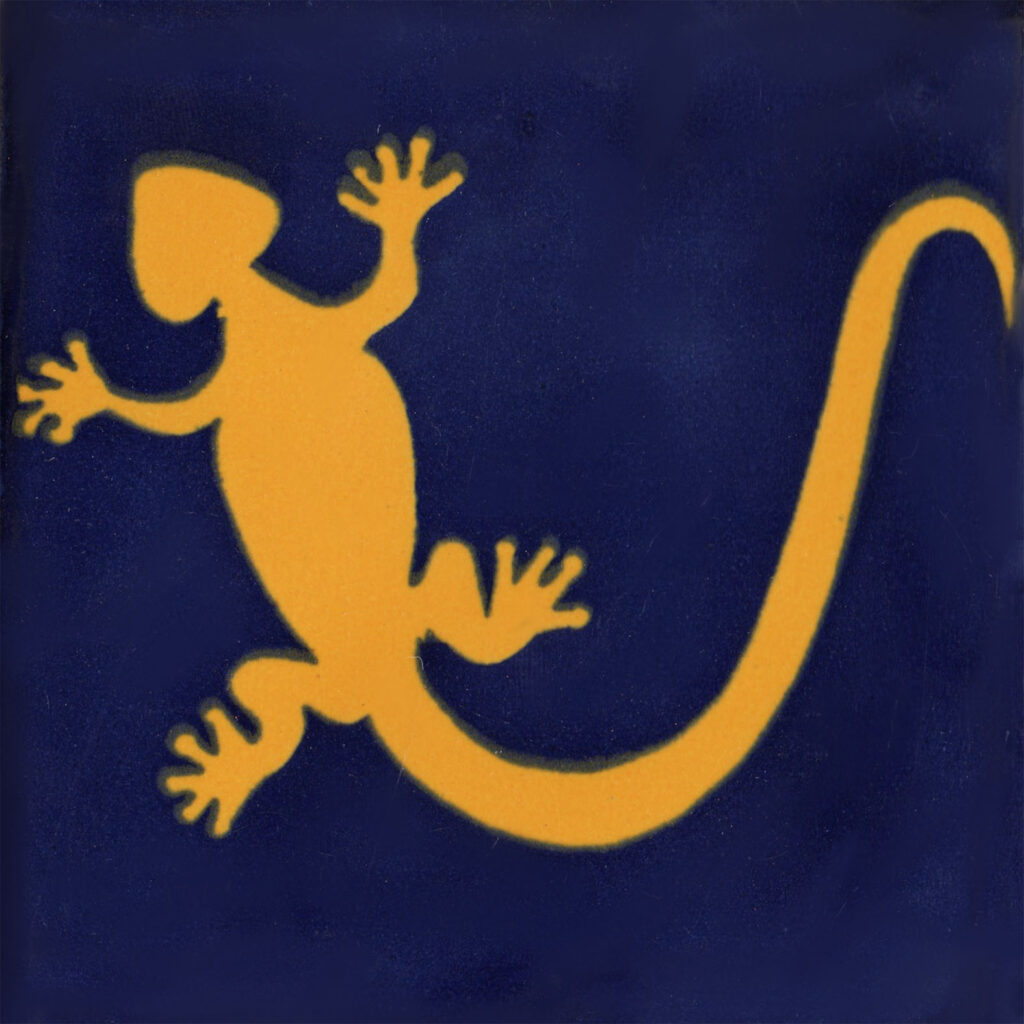 Mexican Talavera Tiles Lizard 2