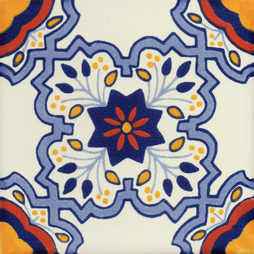 Mexican Talavera Tile Augusta