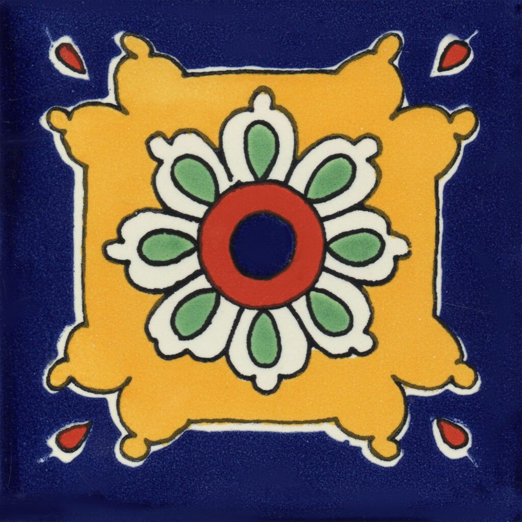 Mexican Talavera Tile Ebro