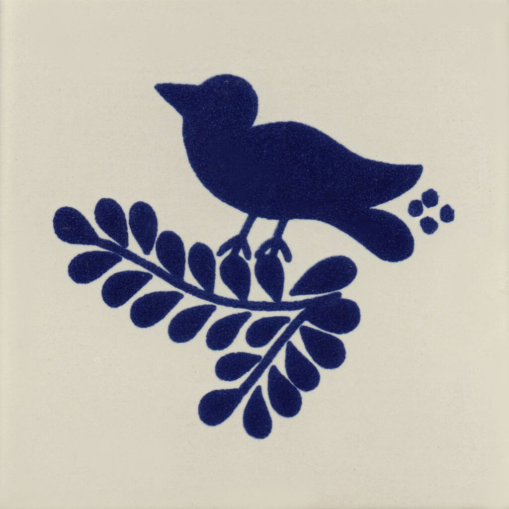 Mexican Talavera Tile Bird 3