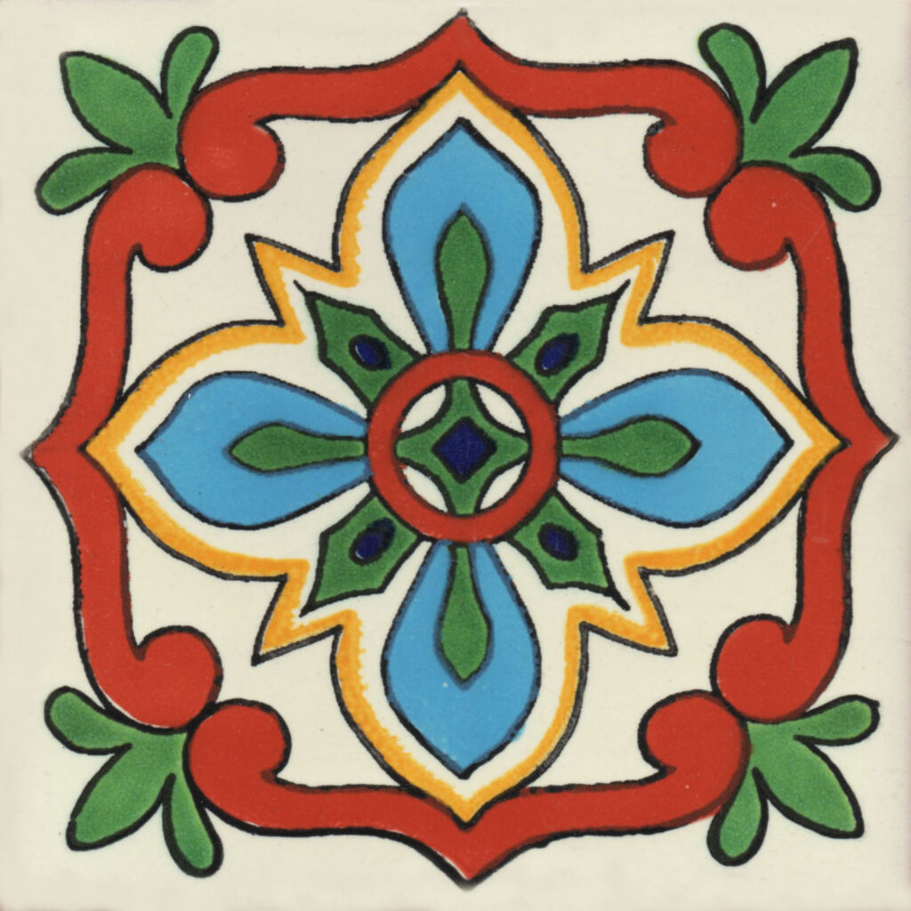 Mexican Talavera Tile Bella 3