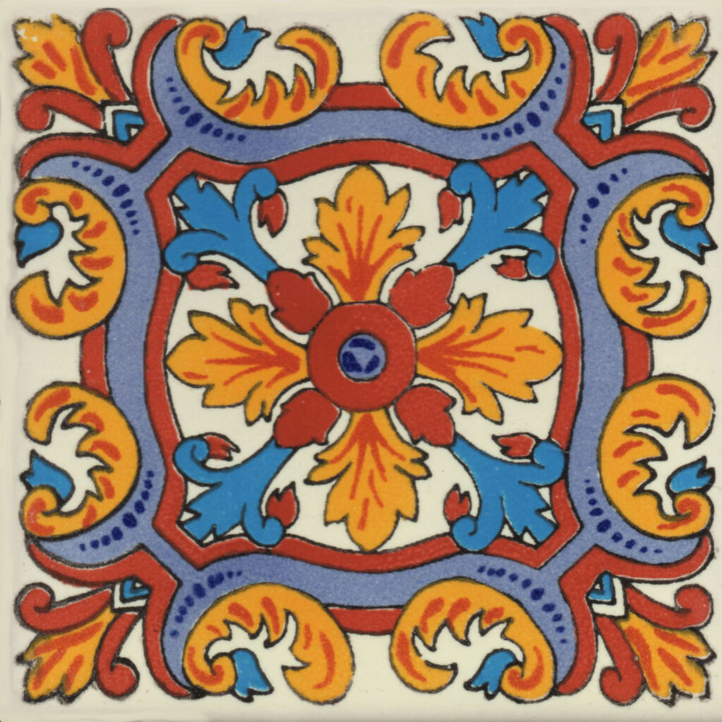 Mexican Talavera Tile Eivissa 2