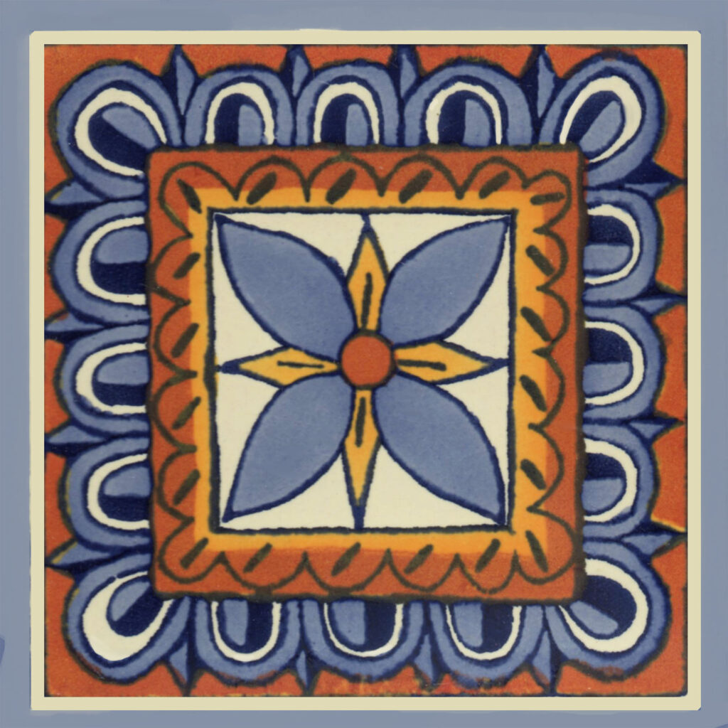 Mexican Talavera Tile Tequila