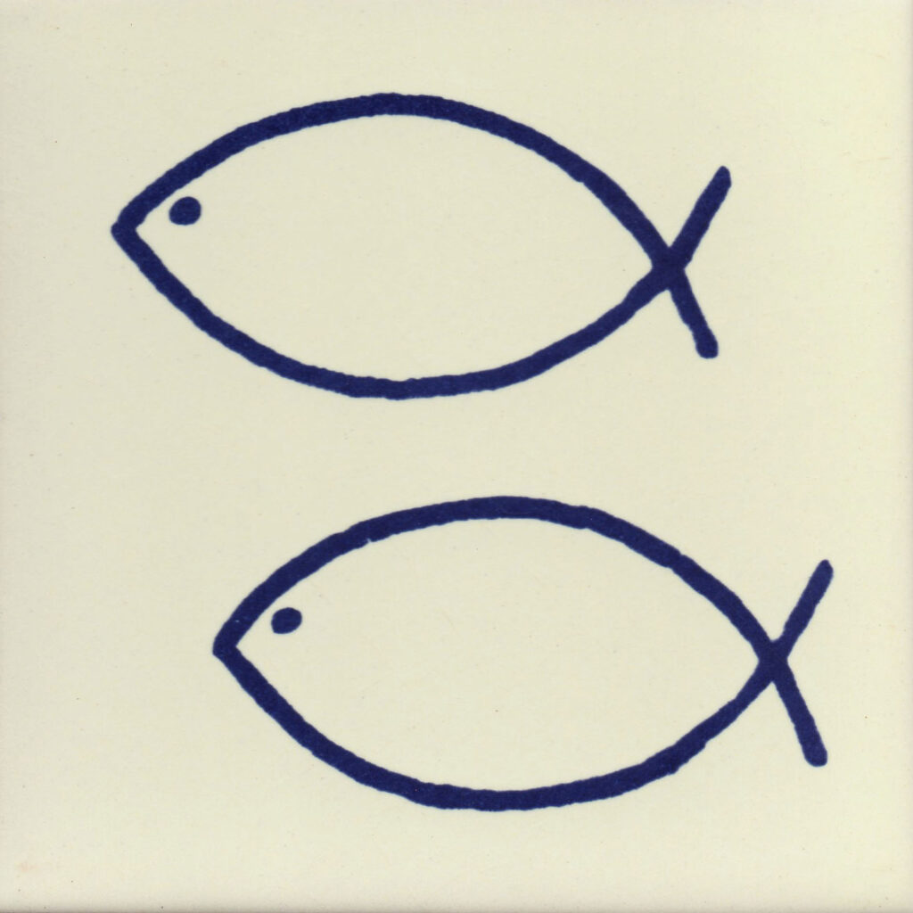 Ceramic Frost Proof Tiles Fish 7