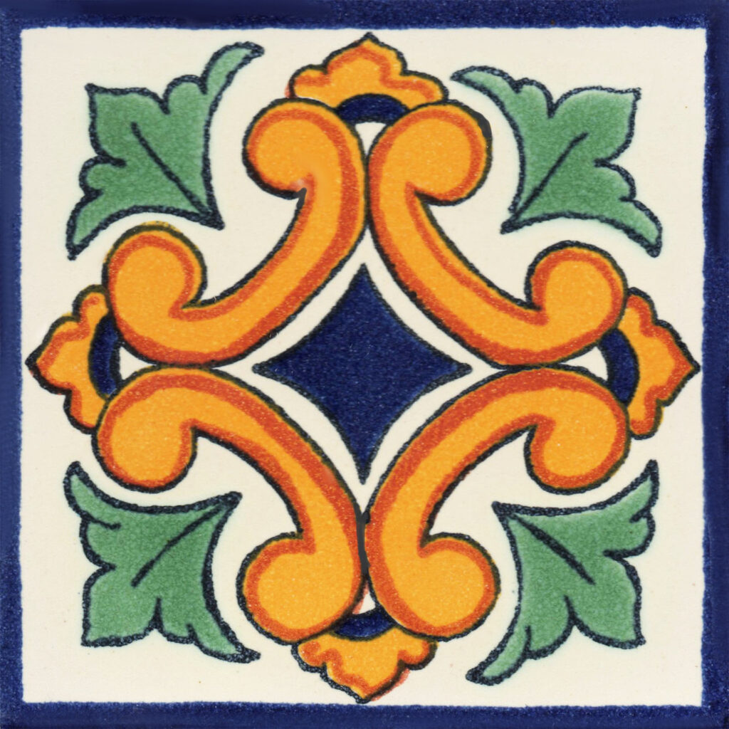 Mexican Talavera Tile Amalfi