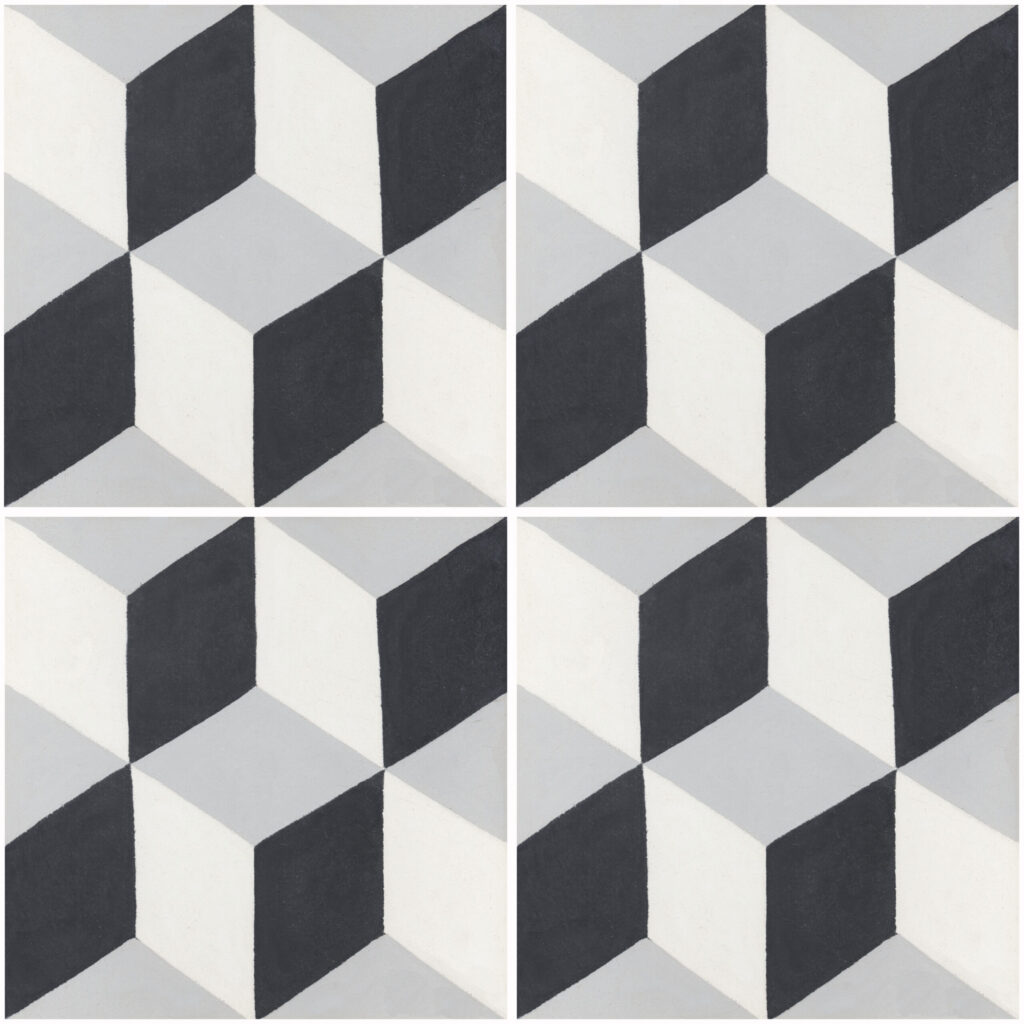 Mission Cement Tile Harlequin