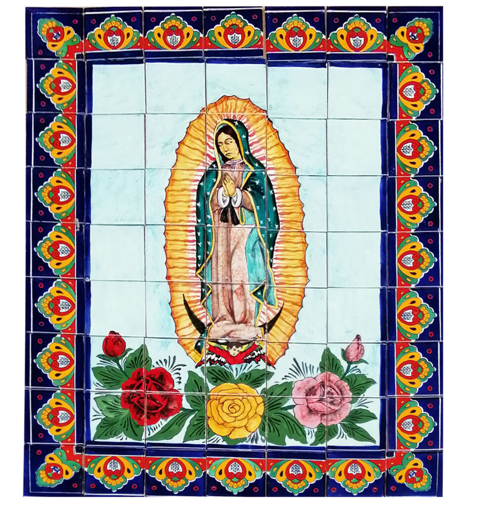 Ceramic Frost Proof Mural Virgen 1