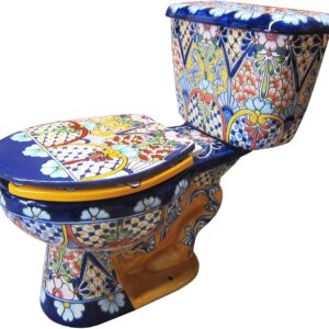 Talavera Toilet Set Queretaro