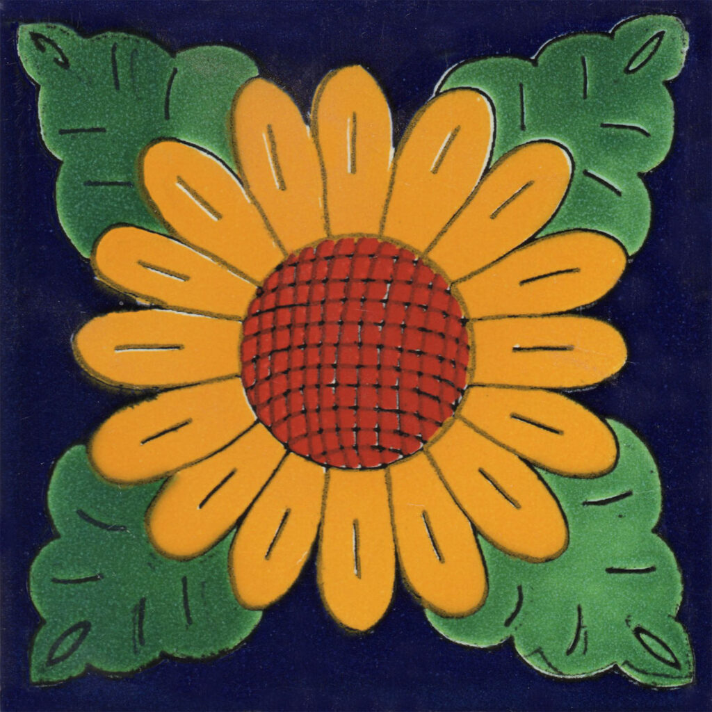 Ceramic Frost Proof Tiles Sunflower 3