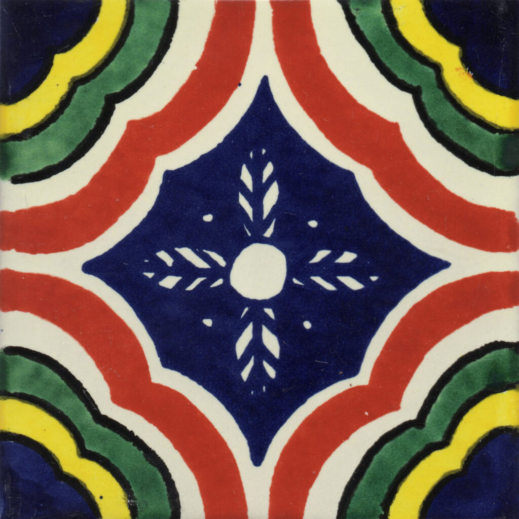 Mexican Talavera Tile Cortijo