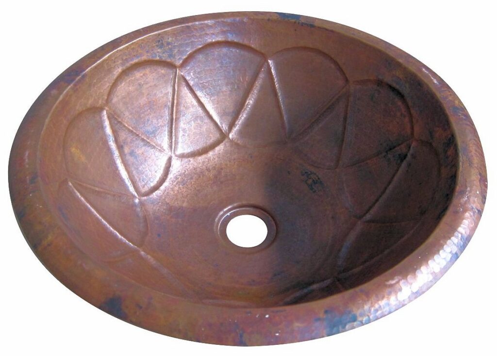 Copper Sink Round Star