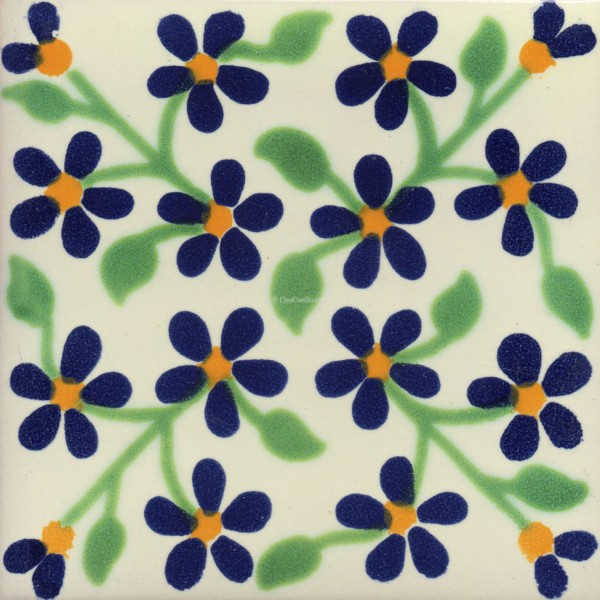 Ceramic Frost Proof Tiles Violets 1