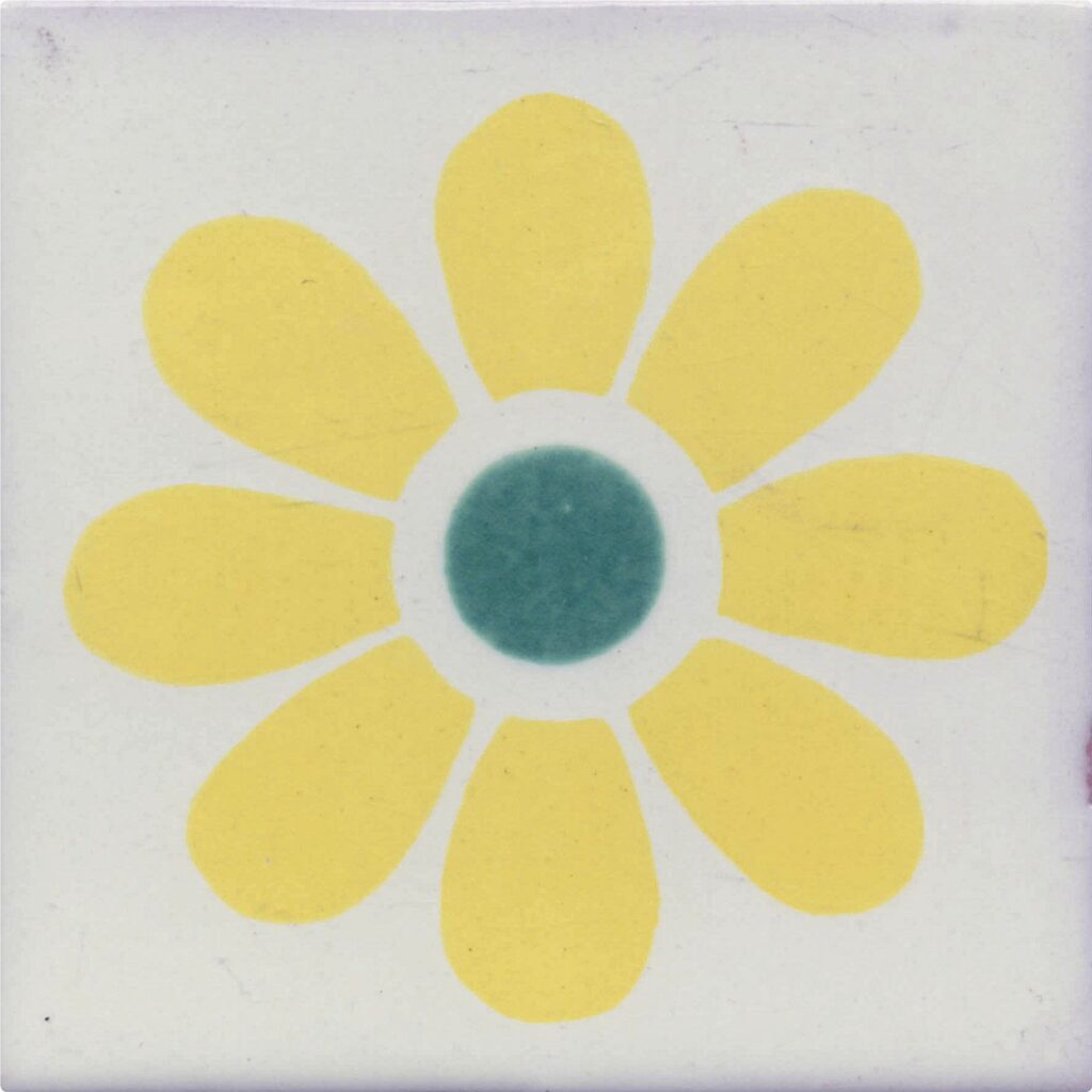 Ceramic Frost Proof Tiles Daisy 2