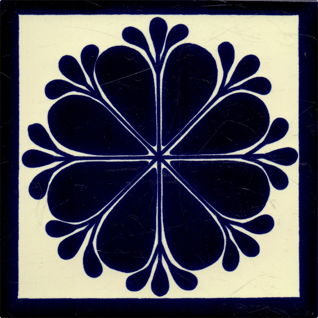 Mexican Talavera Tile Serrano