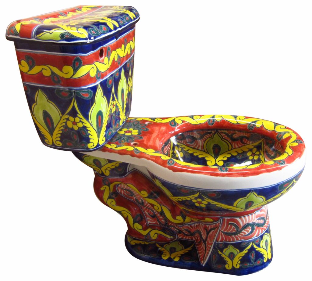 Talavera Toilet Set Sonora