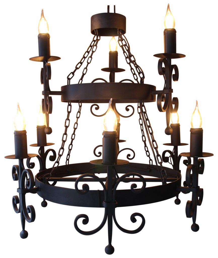 Iron Chandelier Alejandra