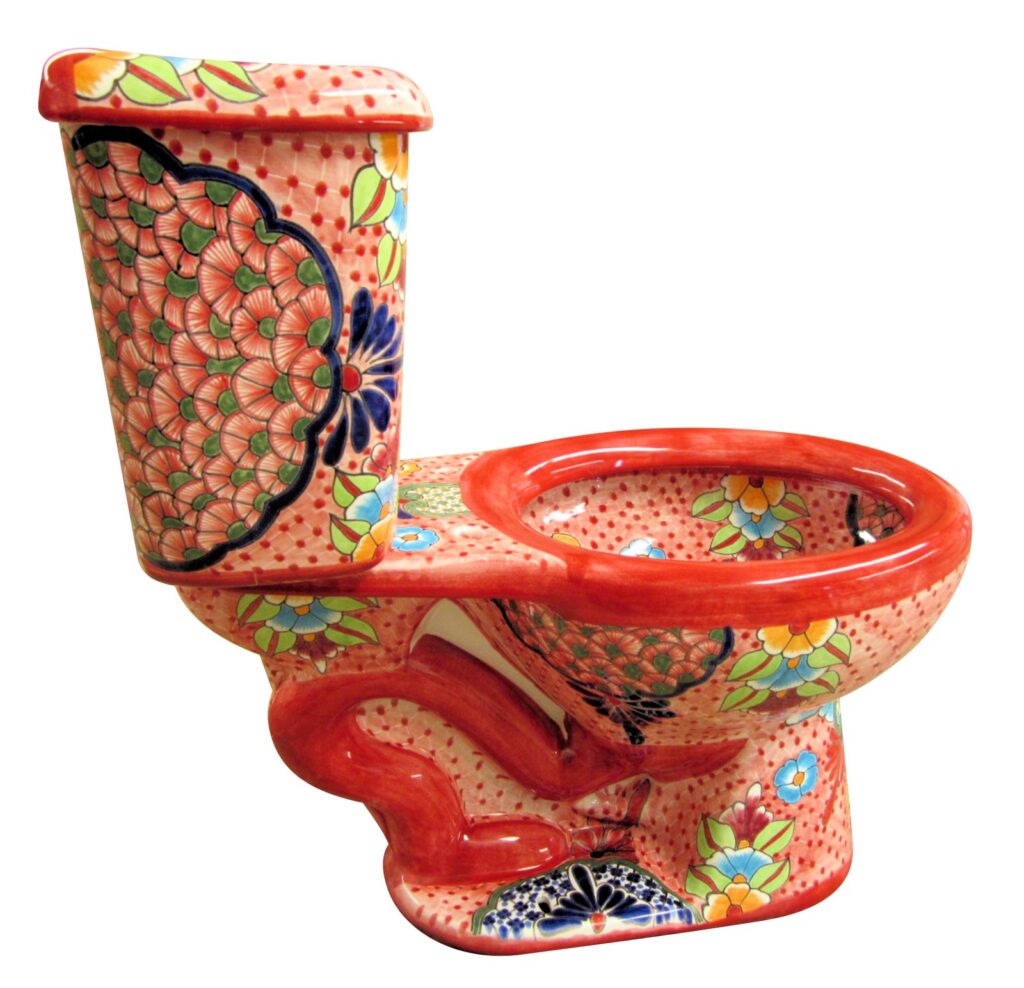 Talavera Toilet Set Ixtapa