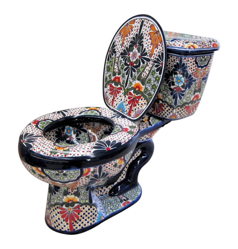 Talavera Toilet Set San Miguel