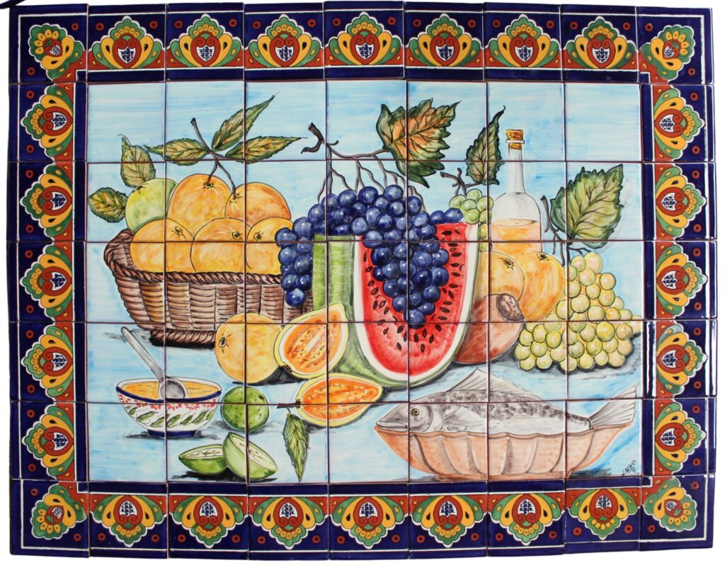 Ceramic Frost Proof Mural Frutas 2