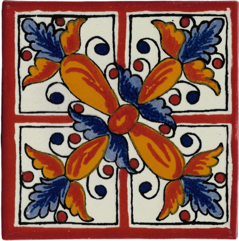 Mexican Talavera Tile Sicilia