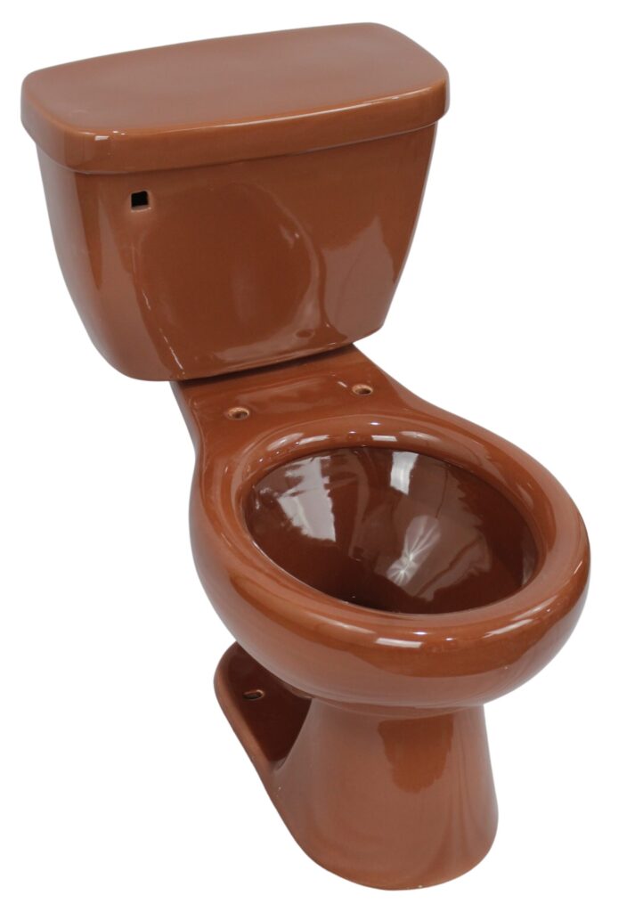 Mexican Talavera Toilet Set Chocolate