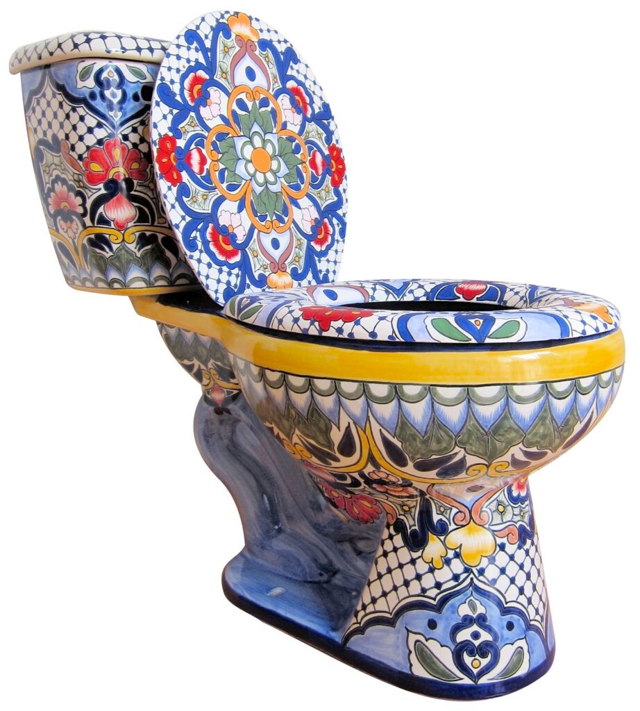 Talavera Toilet Set Colonial