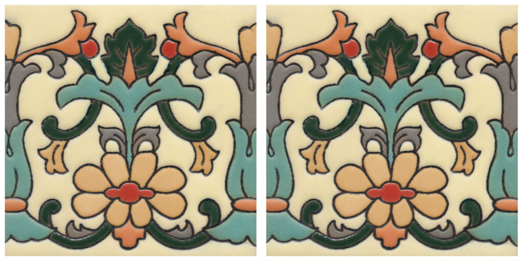 Ceramic High Relief Border Tile Burgos