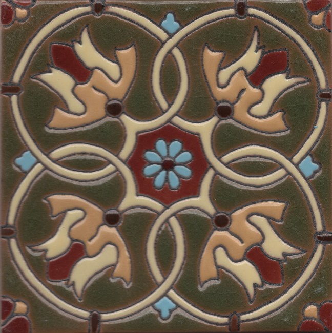 Ceramic High Relief Tile Cambria Olivo