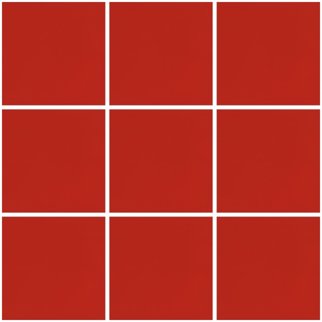 Ceramic High Relief Tile Rojo Intenso