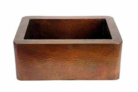 Copper Apron Sink 1 Bowl Baby