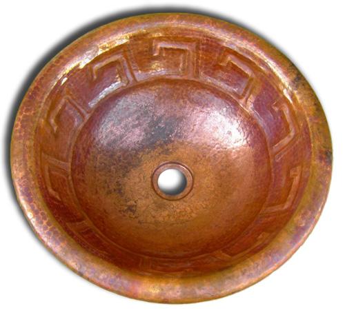 Copper Sink Round Greka