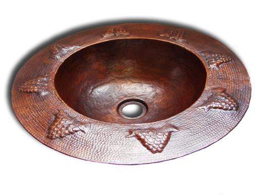 Copper Sink Round Grape Harvest