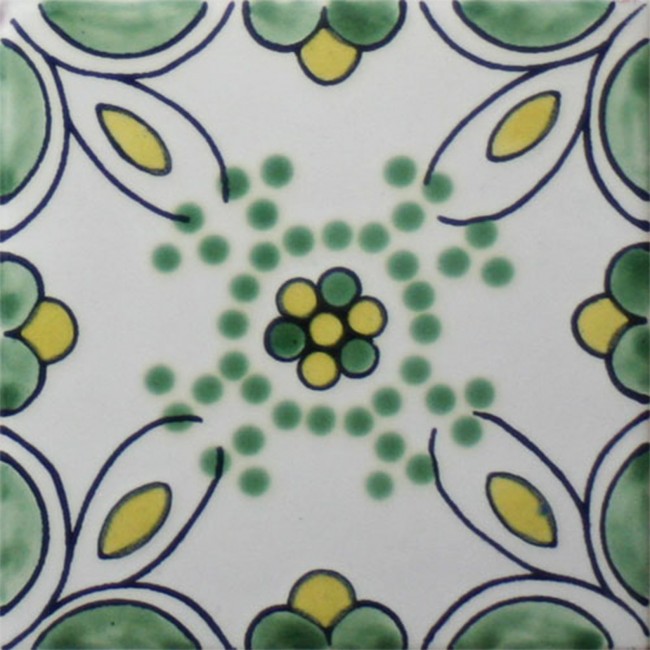 Mexican Talavera Tile Tempoal