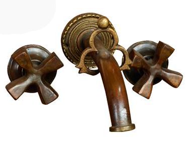 Mexican Bronze Faucets Set Binefar