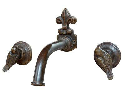 Mexican Bronze Faucets Set Calamocha