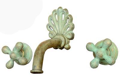 Mexican Bronze Faucets Set Tafalla