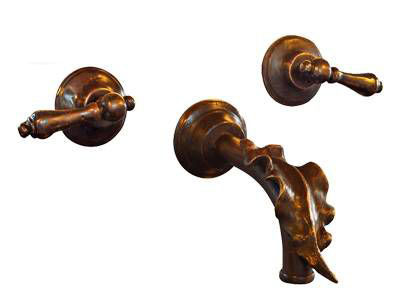 Mexican Bronze Faucets Set Tudela