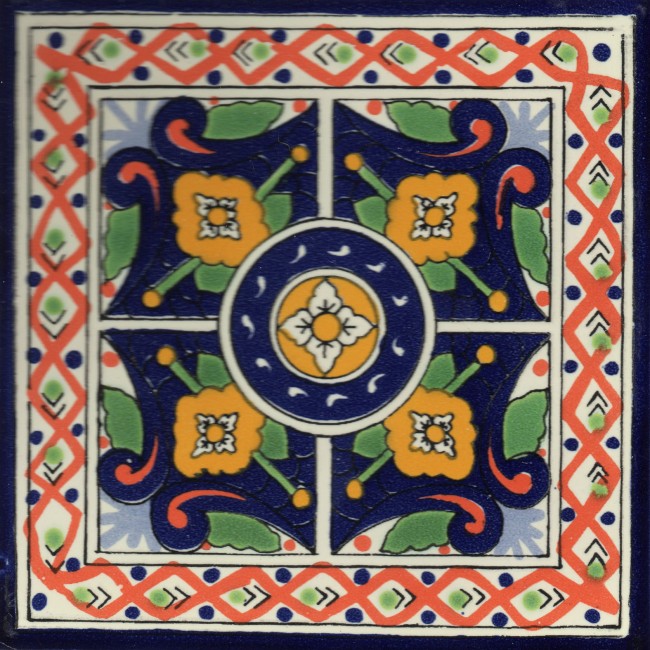 Mexican Talavera Tile Amatan