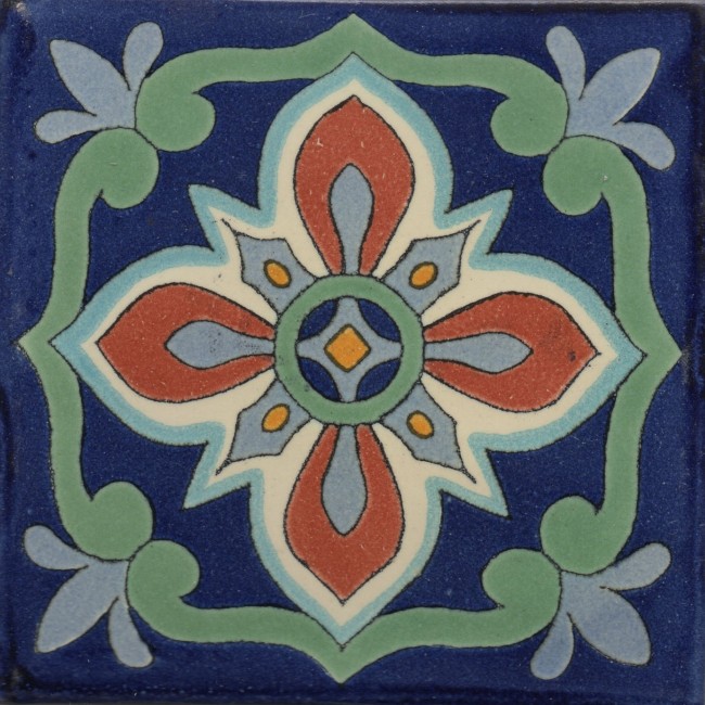 Mexican Talavera Tile Bella 1