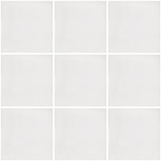 Mexican Ceramic Frost Proof Tiles Blanco Puro Matte