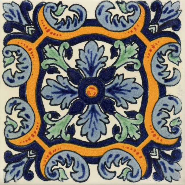 Mexican Talavera Tile Eivissa 1