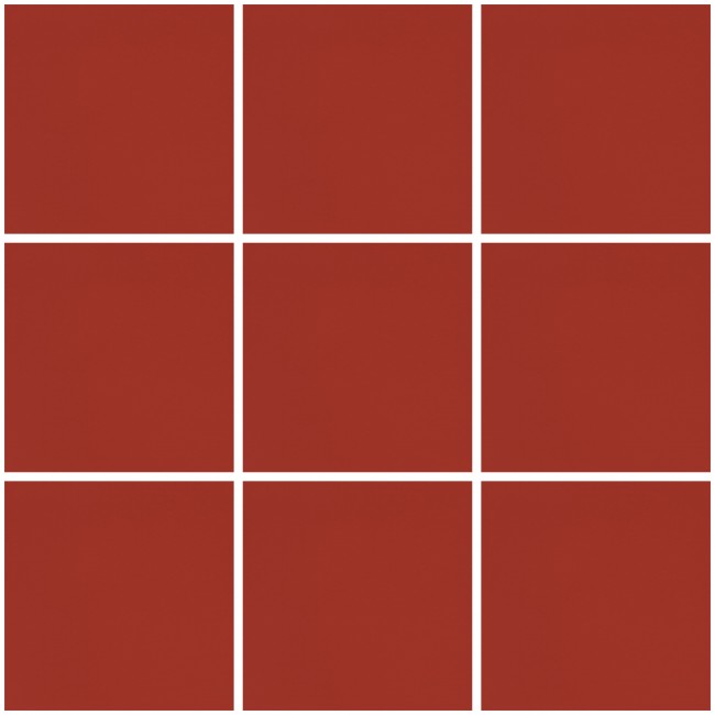 Mexican Ceramic Frost Proof Tiles Rojo Intenso