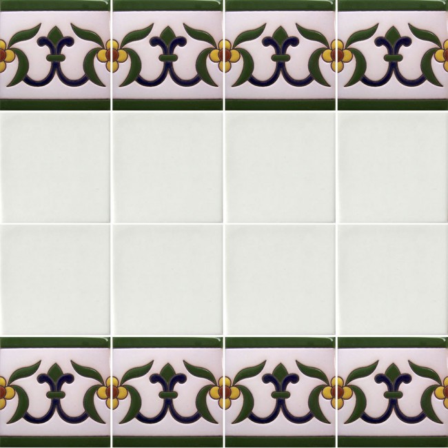 Ceramic High Relief Border Tile Somosierra