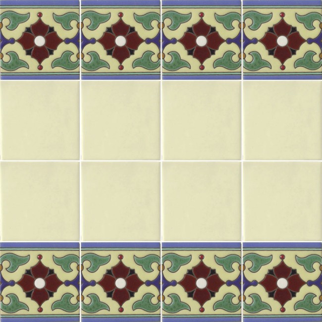 Ceramic High Relief Border Tile Piornal