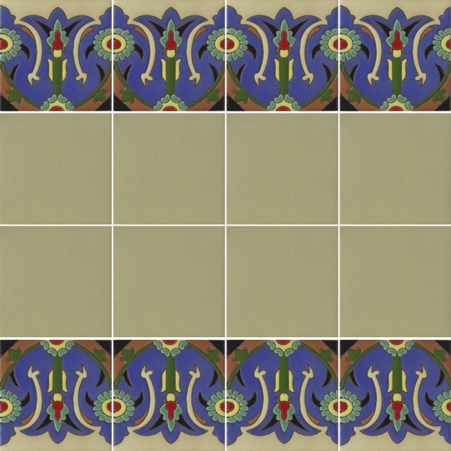 Ceramic High Relief Border Tile Nombela