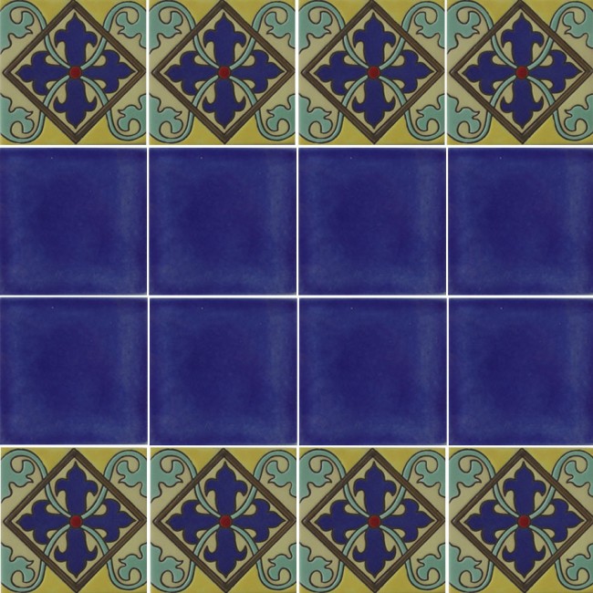 Ceramic High Relief Border Tile Avila