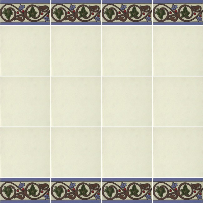 Ceramic High Relief Cenefa Tile Bermeo