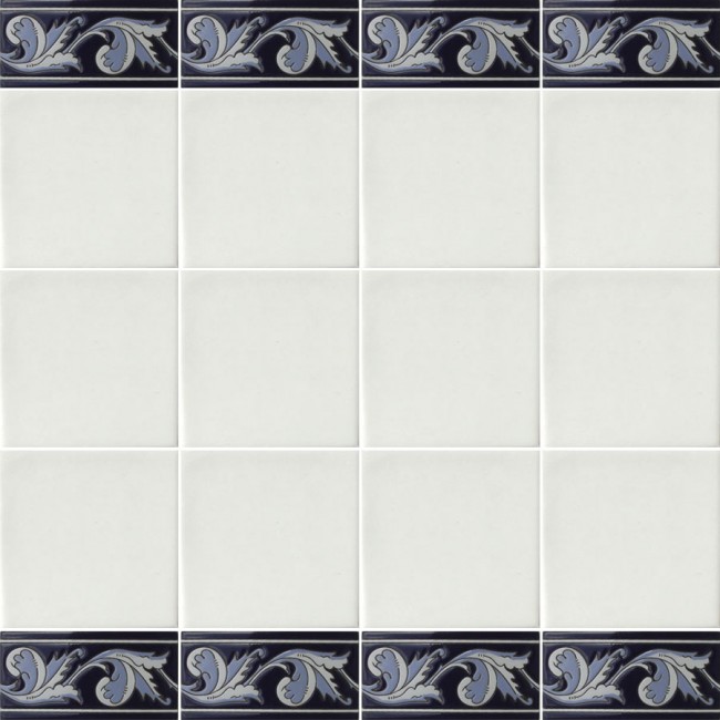 Ceramic High Relief Cenefa Tile Elizondo