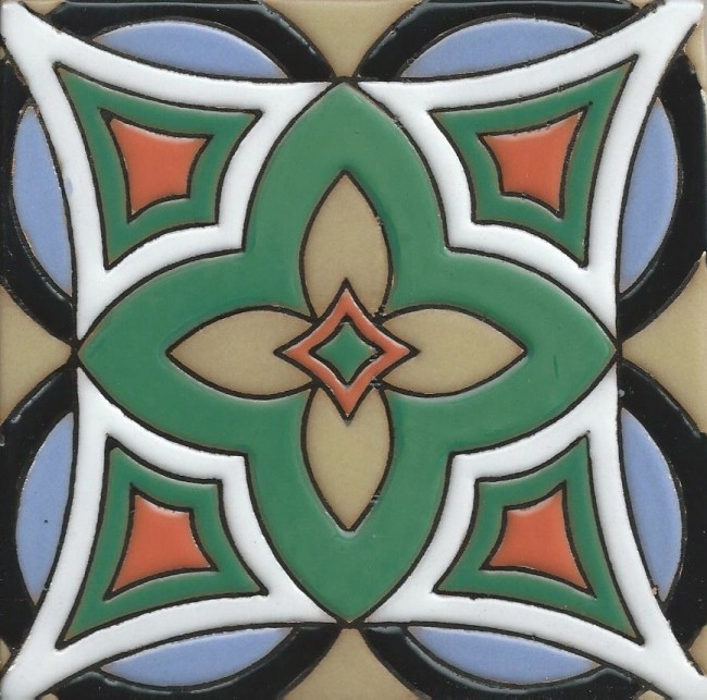 Ceramic High Relief Tile Melrose